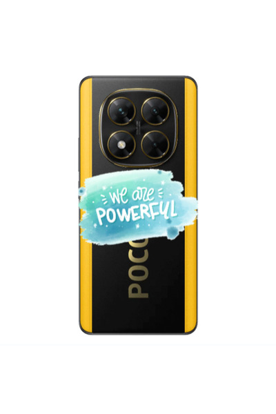 Other Xiaomi Poco X7 We are Powerful Transparent Silicone TPU Θήκη