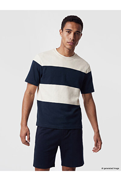 LC Waikiki I Zero Roba Collar Color Block Pique Men's T-Shirt from Freezen Store