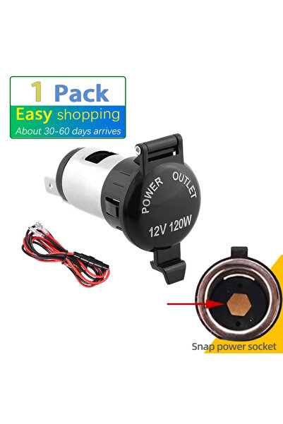 Choice6 1pack Cable-Simple Car Cigarette Lighter Universal Socket Adapter Por...