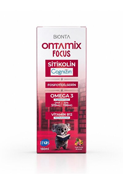 BİONTA ONTAMİX FOCUS SİTİKOLİN 150 ML ŞURUP