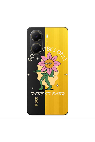 Other Xiaomi Poco X7 Pro Good Vibes Only Transparent Silicone TPU Θήκη