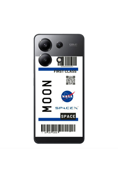 Other Xiaomi Redmi Note 13 4G Moon spacex Transparent Silicone TPU Θήκη