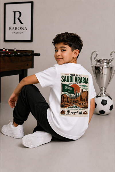 Rabona Fashion Saudi Heritage & Vision Kids T-Shirt