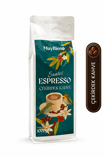 mb Muybieno Santos Espresso 1000 Gr 100% Arabica Coffee Beans