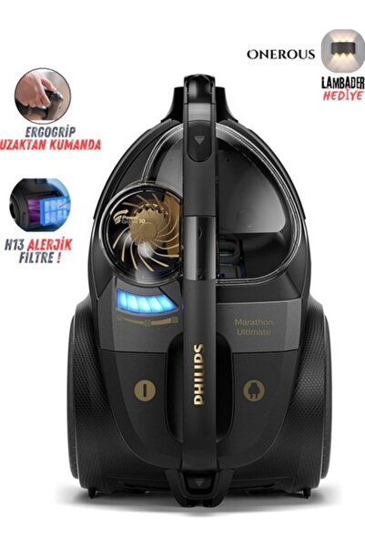Philips PowerCyclone 10 Yüksek Emüş Gücü Performanslı Premium 899 Watt Toz To...