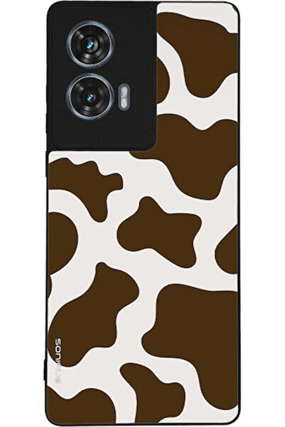 Other Θήκη Σειράς Sonique Animal Print για Motorola Edge 50 Fusion 5g Cow 02