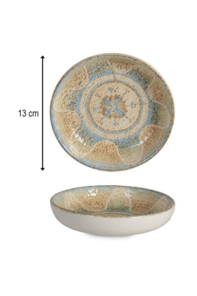 rinart 12-Piece Valencia Bowl Shallow 13cm Digital Celest