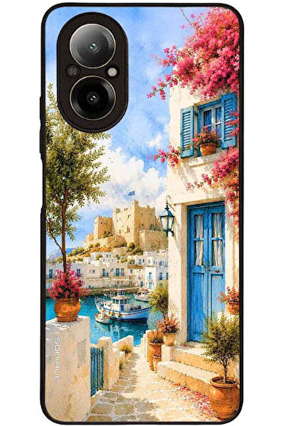 Other Σονίκ Σειρά Μούσα των Ελληνικών Νησιών Realme C67 4G Θήκη Λιμάνι της Ρόδου