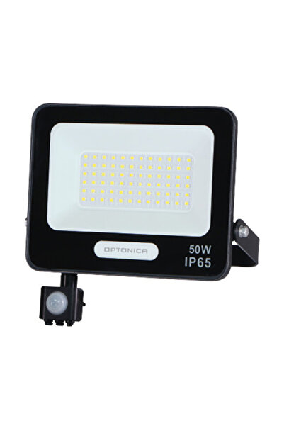 OPTONICA LED προβολέας 15857 με αισθητήρα κίνησης, 50W, 6000K, IP65