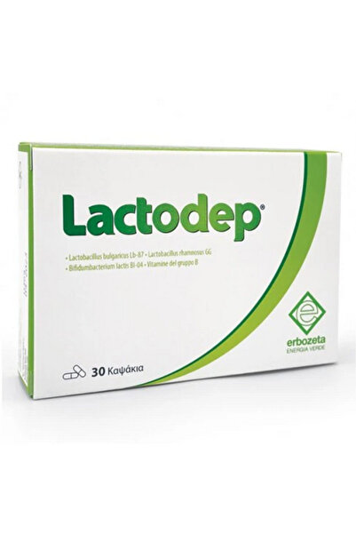 erbozeta | Lactodep Συμπλήρωμα Διατροφής με Προβιοτικά | 30 Κάψουλες