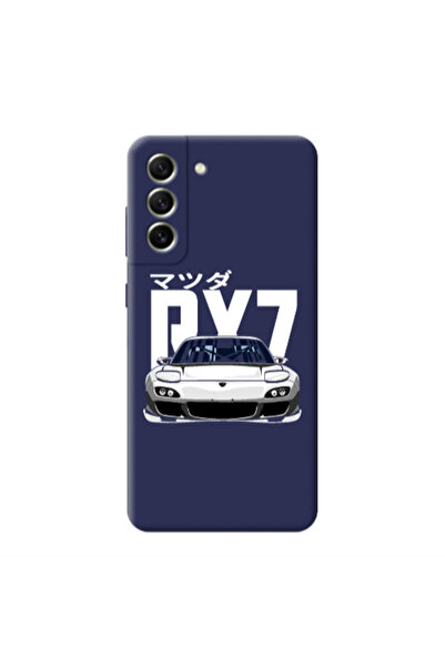 Other Samsung S21 Car Rx7 Dark Grey Colored Silicone TPU Θήκη