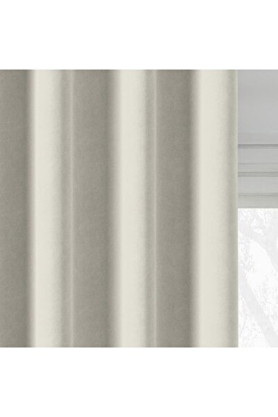 Milas Perdea de catifea crem 140x260 cm