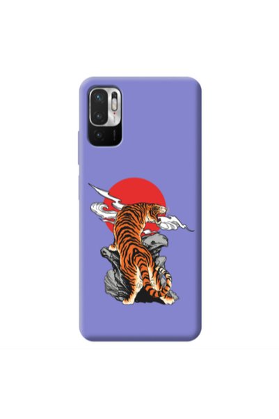 Other Xiaomi Redmi Note 10 Pro 5G Angry Gorilla Purple Colored Silicone TPU Θήκη