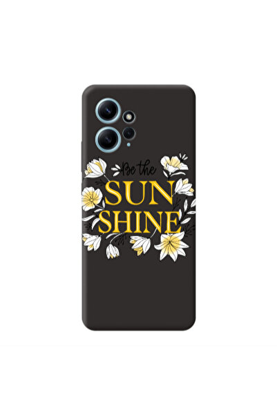 Other Xiaomi Redmi Note 12 4G Sun Shine Black Colored Silicone TPU Θήκη