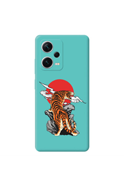 Other Xiaomi Poco X5 Angry Gorilla Turquoise Colored Silicone TPU Θήκη