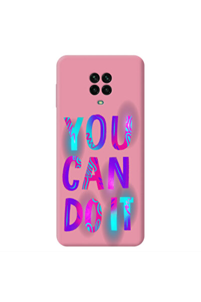 Other Xiaomi Redmi Note 9 Pro You Can Doit Pink Colored Silicone TPU Θήκη