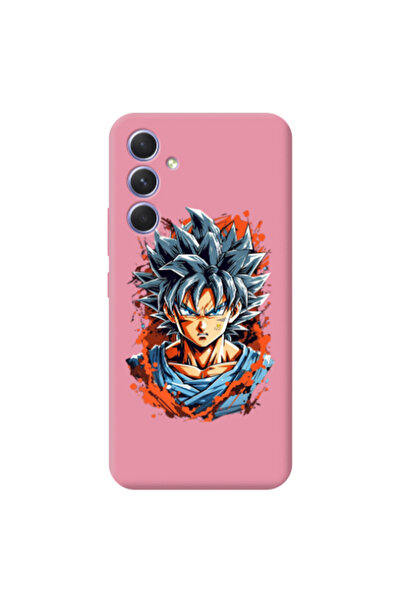Other Samsung A35 Anime Goku Pink Colored Silicone TPU Θήκη