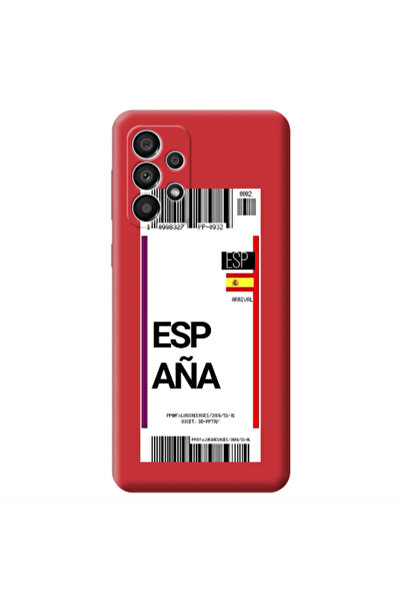 Other Samsung A33 Espana Arrival Red Colored Silicone TPU Θήκη