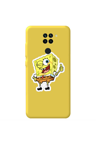 Other Xiaomi Redmi Note 9 spongebob2 Yellow Colored Silicone TPU Θήκη