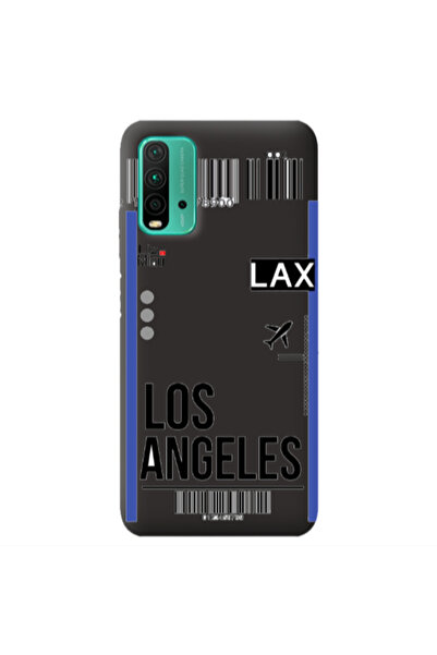 Other Xiaomi Poco M3 Los angeles Black Colored Silicone TPU Θήκη