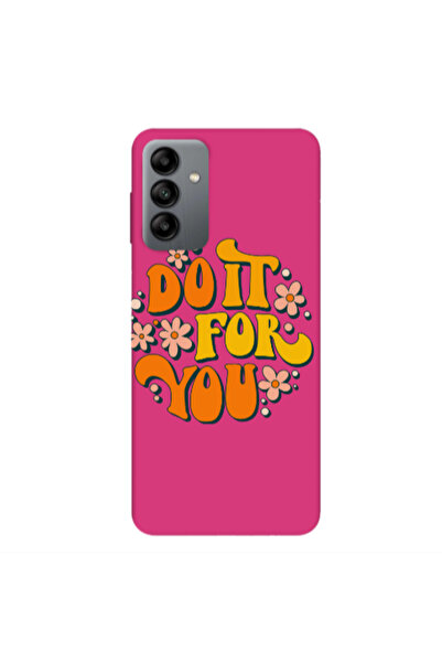 Other Samsung A04S Do it For You Fuchsia Colored Silicone TPU Θήκη