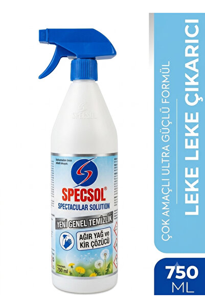 specsol Çok Amaçlı Ultra Güçlü Leke Çıkarıcı Yüzey Temizleyici Araç Ev Temizl...