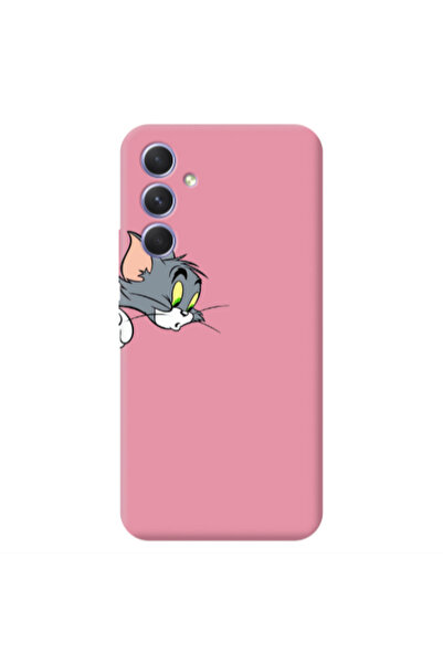 Other Samsung A35 Tom 1 Pink Colored Silicone TPU Θήκη