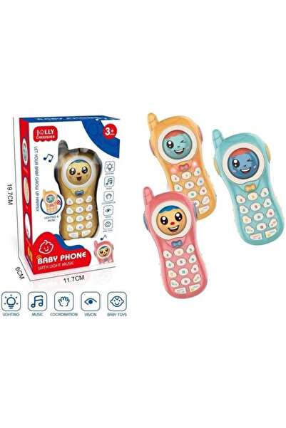 OEM Telefon jucarie Merkpol Jolly Cherisher interactiv, educational, cu lumin...