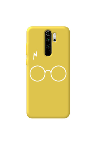Other Xiaomi Redmi Note 8 Pro glasses Yellow Colored Silicone TPU Θήκη