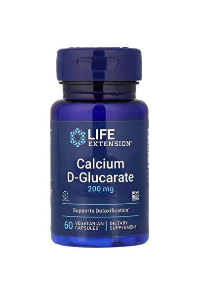 Life Extension Calcium D-Glucarate, 200 mg - Supports Detoxification, Helps F...