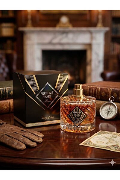 Storyoflove Perfums' Share Kissme Story of Love Eau de Toilette 60 ml Unisex Perfume+ Free Beard oil