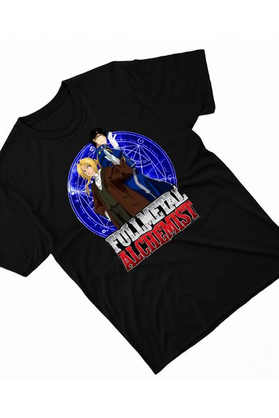 Generic Fashion World High Quality Printing Cotton T-Shirt Anime Steel Alchemy Design