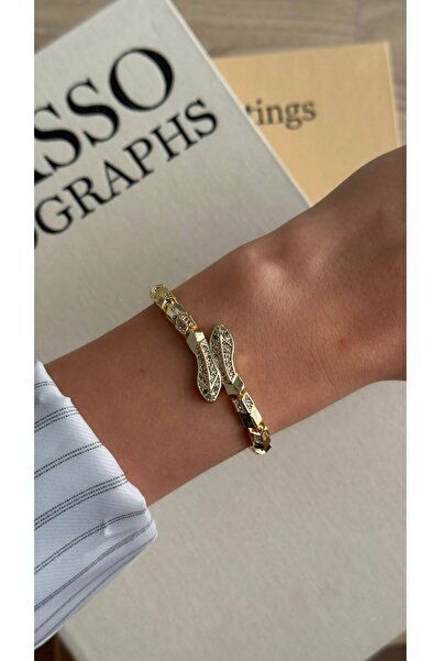 İREM YILDIZ 14K Luxury Gold Kararma Yapmaz Kadın Bileklik