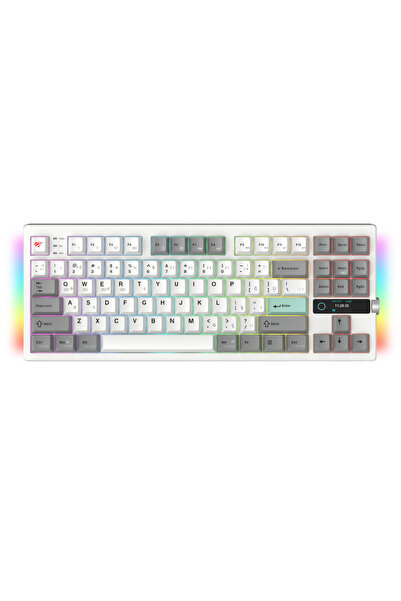Havit Gamenote KB909L Hot-Swap Gaming Mekanik Klavye - TFT Ekran,(3 Mod BT,2....