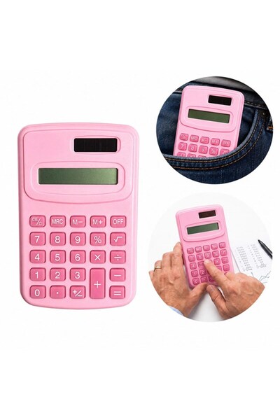 Powermaster PM-25421 Pembe Mini Hesap Makinesi
