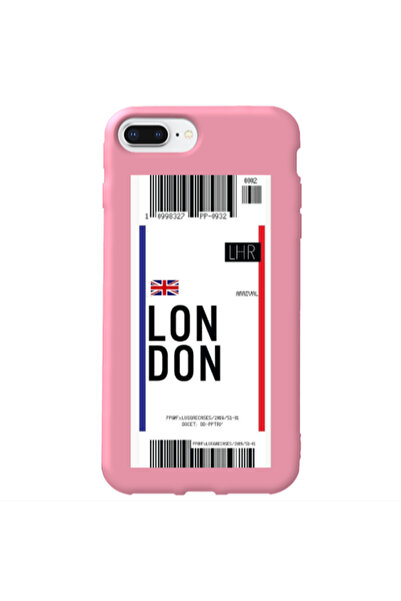 Other Apple iPhone 7 Plus London Arrival Pink Colored Silicone TPU Θήκη