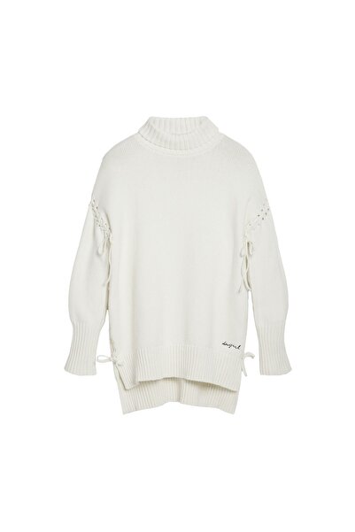 Desigual Golf pentru femei 25WWJF11 Alb