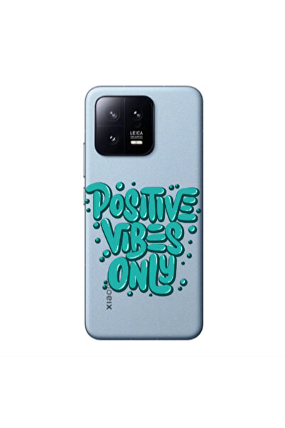 Other Xiaomi Mi 13 5G Positive Vibes Only Transparent Silicone TPU Θήκη