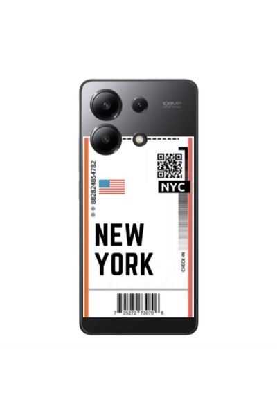 Other Xiaomi Redmi Note 13 4G New York NYC Transparent Silicone TPU Θήκη