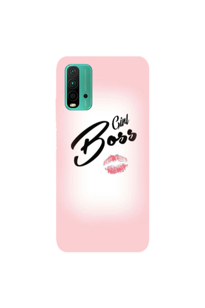 Other Xiaomi Redmi 9T Girl boss kiss Transparent Silicone TPU Θήκη