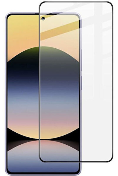 OEM Πλήρες Σκληρυμένο Γυαλί Μαύρο (Redmi Note 14S)