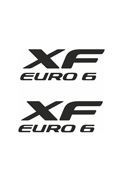 OEM Комплект от 2 стикера за камион Daf Xf Euro 6, 30 см, устойчиви на слънце...
