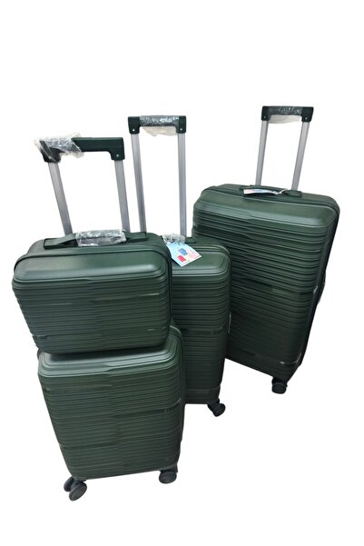 GENERIK 4 Wheels Set of 4 Trolley Bags, Hard Case ABS, 360º Wheeling Carry on...
