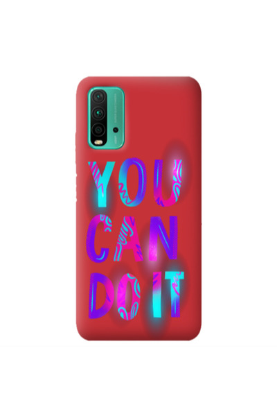 Other Xiaomi Poco M3 You Can Doit Red Colored Silicone TPU Θήκη