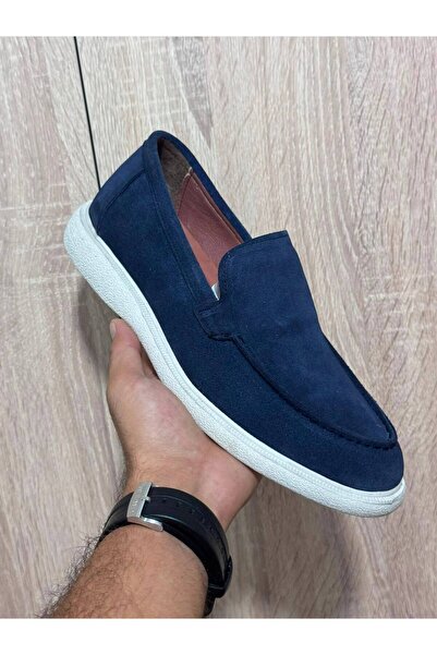 Greyybull Shoes Navy Blue Suede Leather Men's Shoes