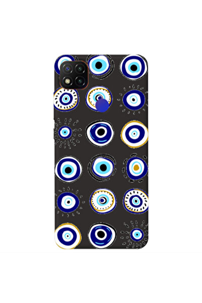 Other Xiaomi Redmi 9c Beads Black Colored Silicone TPU Θήκη