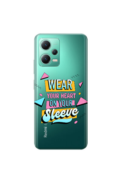 Other Xiaomi Redmi Note 12 Pro Plus 5G Wear Your Heart Transparent Silicone T...