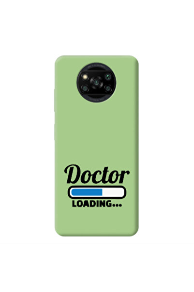 Other Xiaomi Poco X3 /X3 Pro Doctor Loading Light Green Colored Silicone TPU ...
