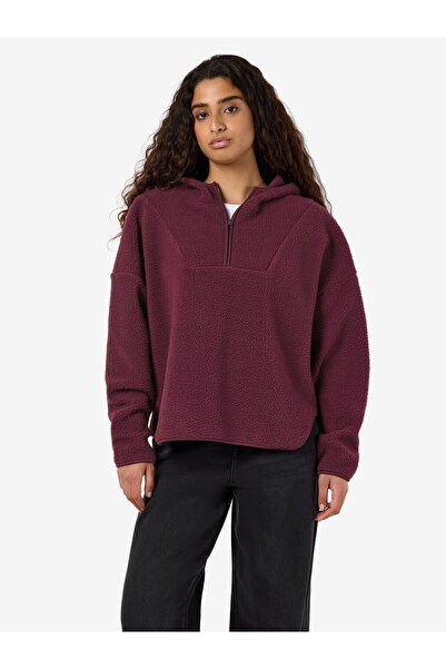 Noisy May Fleece cu jumătate de fermoar NMCOZY