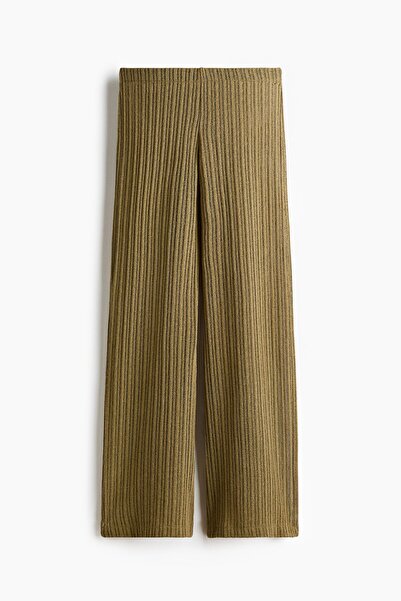 H&M Lastik Örgülü Pantolon